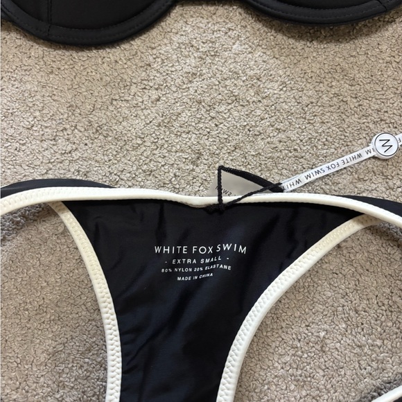 White Fox Boutique Black and White Bikini - Picture 5 of 6